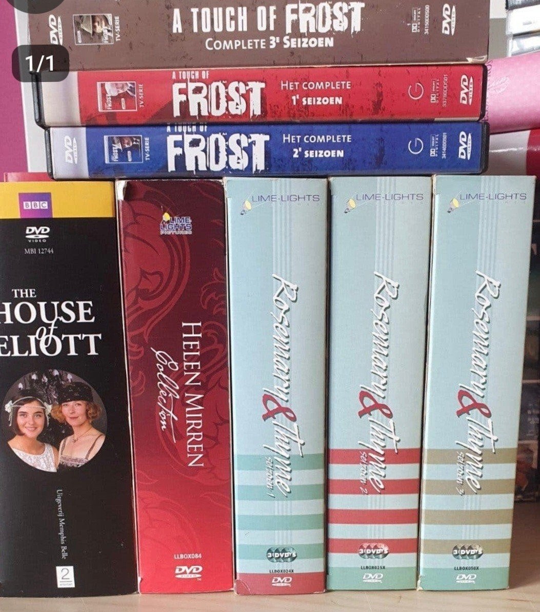 4xBBC DVD series:  A Touch of Frost, The House of Eliott + 2, Misdaad, Seizoen 1, Nederlands, Ophalen of Verzenden