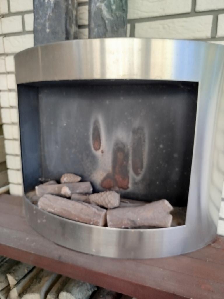 Bio ethanol brander, Ophalen of Verzenden, Gebruikt, Vrijstaande haard, Overige soorten