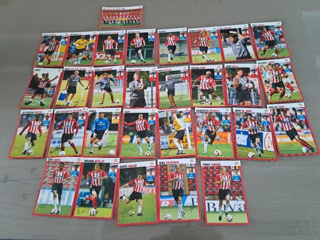 PSV spelerskaarten  05-06, Verzenden, Zo goed als nieuw, PSV, Spelerskaart