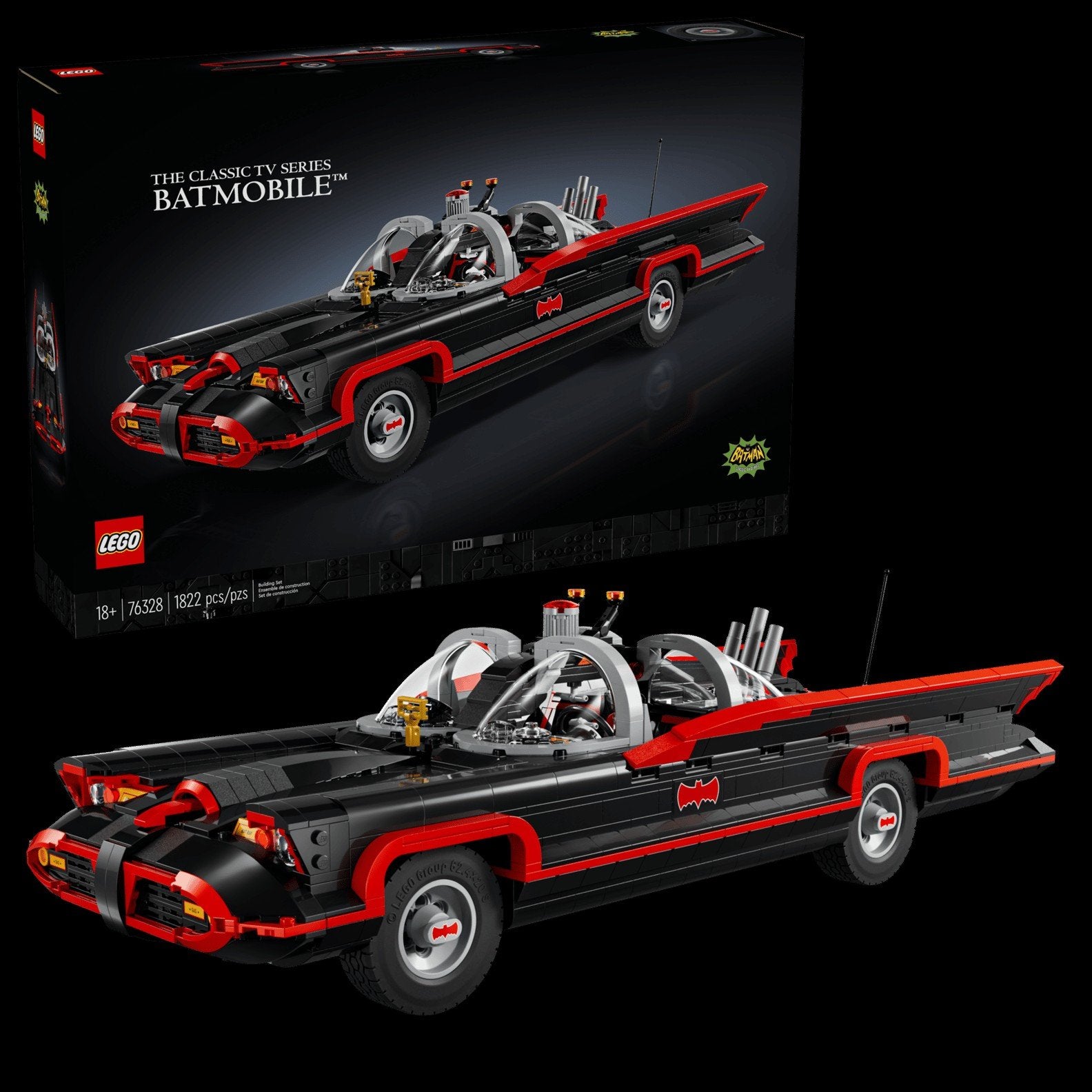 Lego 76328 BATMAN The Classic tv-series Batmobile NIEUW, Ophalen of Verzenden, Nieuw, Complete set, Lego