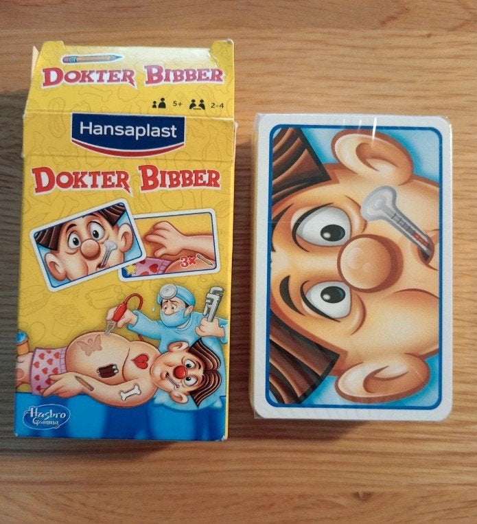 Dokter Bibber kaartspel, Een of twee spelers, Ophalen of Verzenden, Nieuw, Hasbro