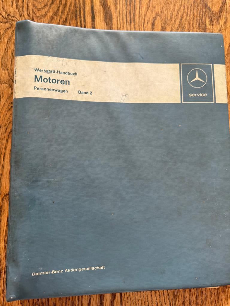 Mercedes Werkplaatshandboek Motoren M115-OM615-616-617, Auto diversen, Handleidingen en Instructieboekjes, Ophalen of Verzenden