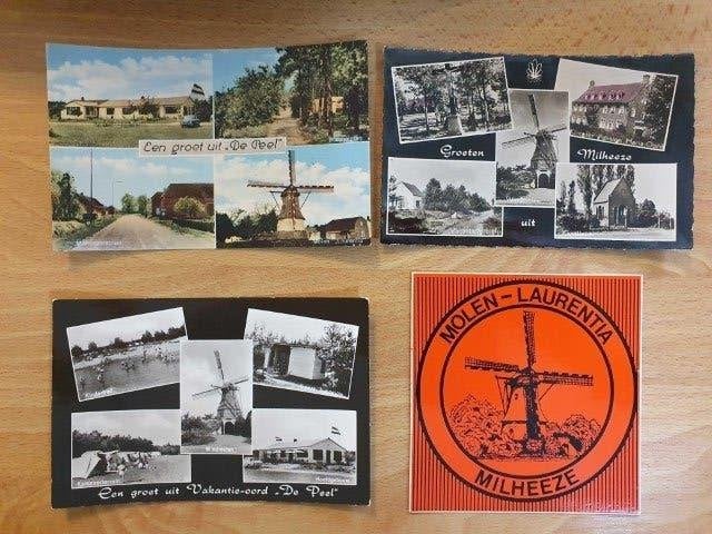 Ansicht MILHEEZE Molen en vierluik, Ophalen of Verzenden, Voor 1920, Noord-Brabant