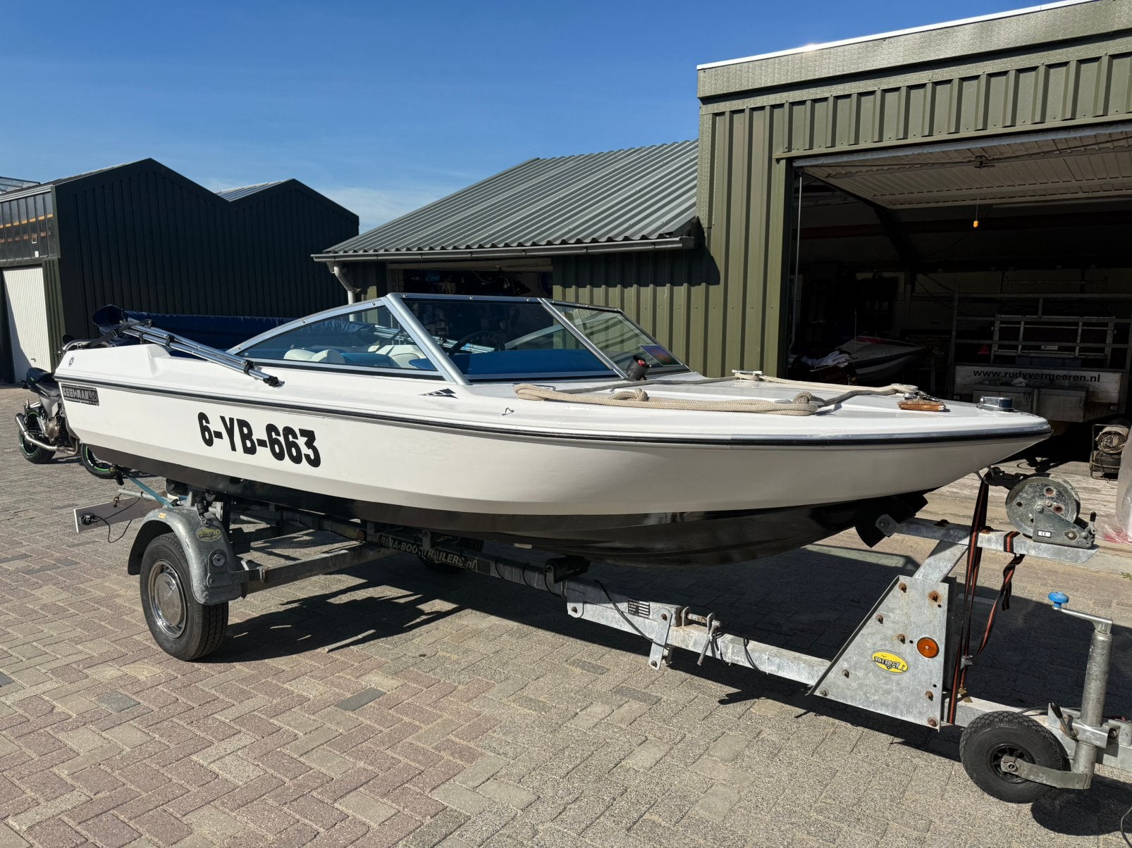 Beekman speedbootje 55 pk yamaha! Inclusief trailer, Watersport en Boten, Elektrisch, Beekman, Ophalen of Verzenden, Zo goed als nieuw