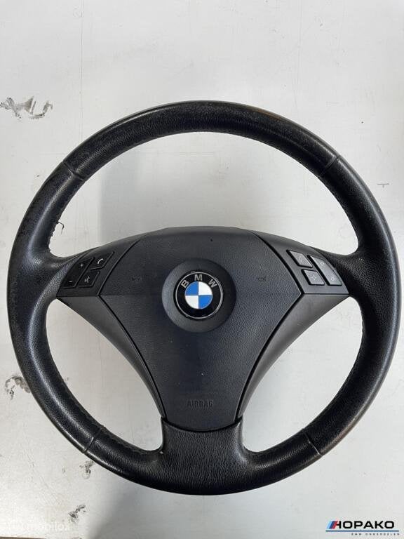 Stuurwiel leder BMW 5 serie E60 E61 - start knop variant, Auto-onderdelen, Gebruikt, Einsteinlaan 5, rijswijk, Bmw, Ophalen of Verzenden