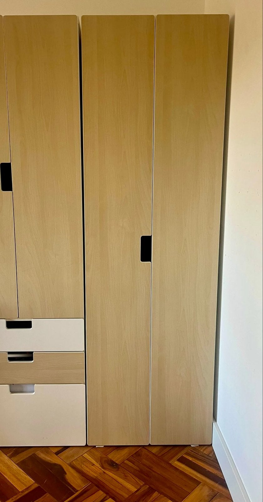 Ikea Stuva Kast met 3 metalen manden en roede, Ophalen, Met plank(en), Gebruikt, 50 tot 100 cm