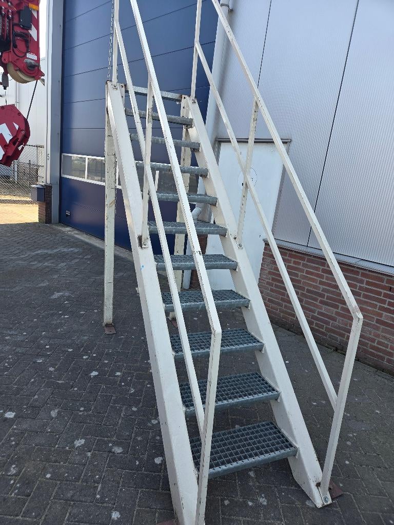 Stalen trap, Ophalen, Gebruikt, Trap, 2 tot 4 meter