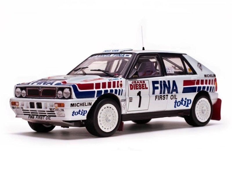 Lancia Delta Integrale Didier Auriol Sanremo 1991 Sun Star, Hobby en Vrije tijd, Carmodel s.r.l. Viale Europa Unita snc info@modelcarswholesale.com