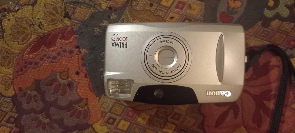 Canon Prima Zoom 76 Compact Camera - Analoge Fotocamera, Ophalen of Verzenden, Gebruikt, Compact, Canon