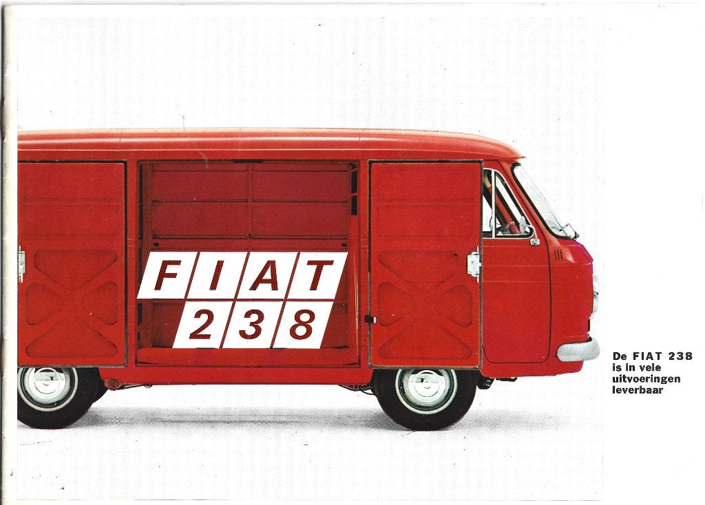 Fiat 238 brochure bestelbus bus pick up (Fi08), Boeken, Verzenden, Zo goed als nieuw, Overige merken