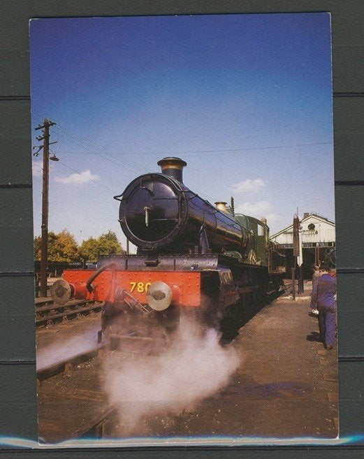 Stoom Locomotief Lok  780 Foto-Ansichtkaart Trein t-191 jdu, Ophalen of Verzenden, Zo goed als nieuw, Trein, Kaart of Prent