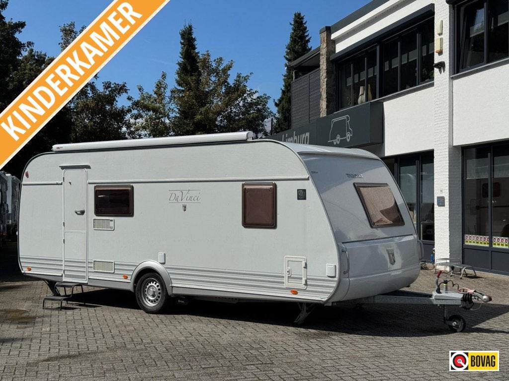 Tabbert Da Vinci 585 DM Met Stapelbed, Caravans en Kamperen, Schokbreker, Particulier, Tot en met 6, 1250 - 1500 kg