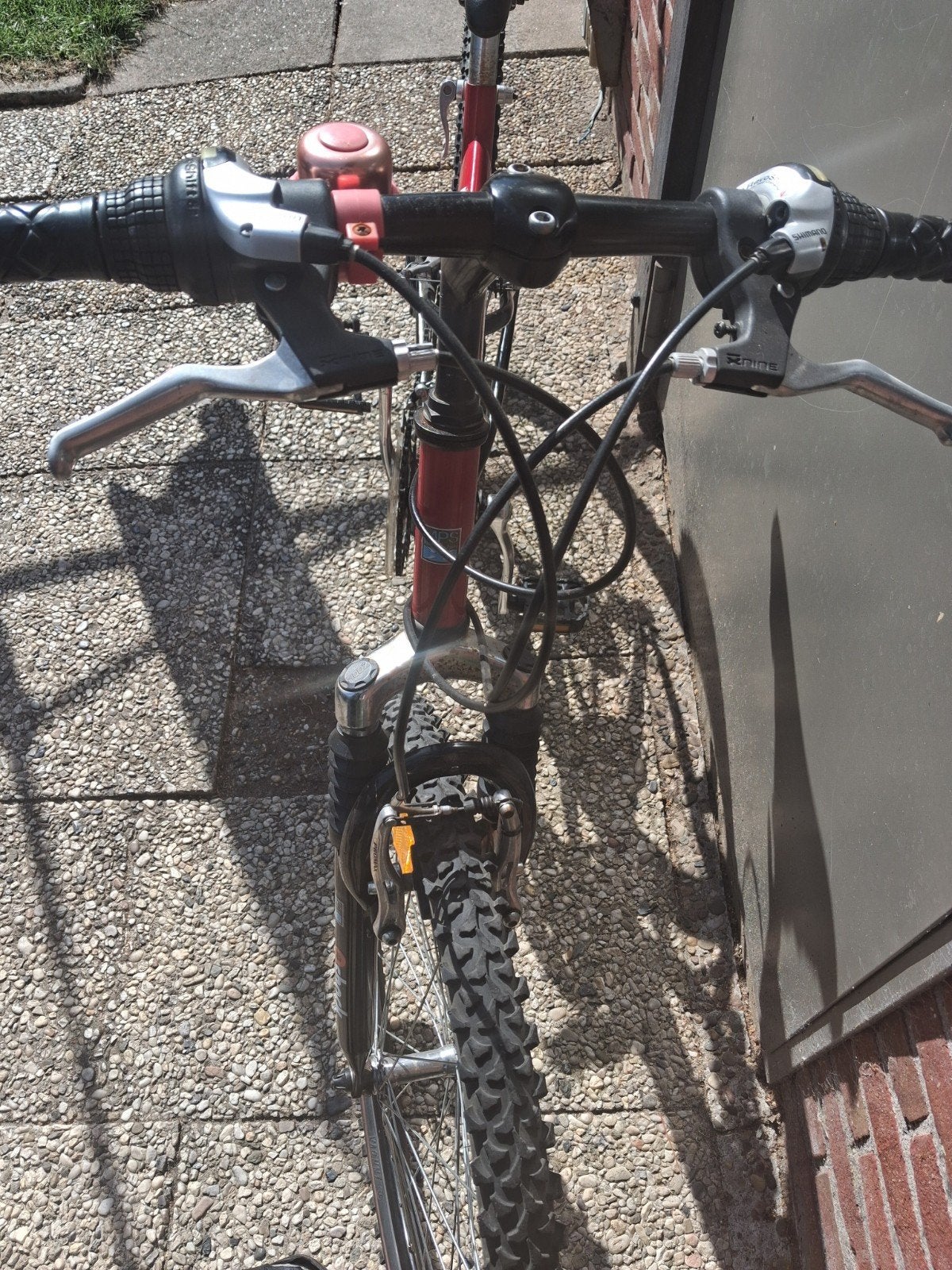 all round mountainbike, Gebruikt, Velgrem, Minder dan 49 cm, 15 tot 20 versnellingen