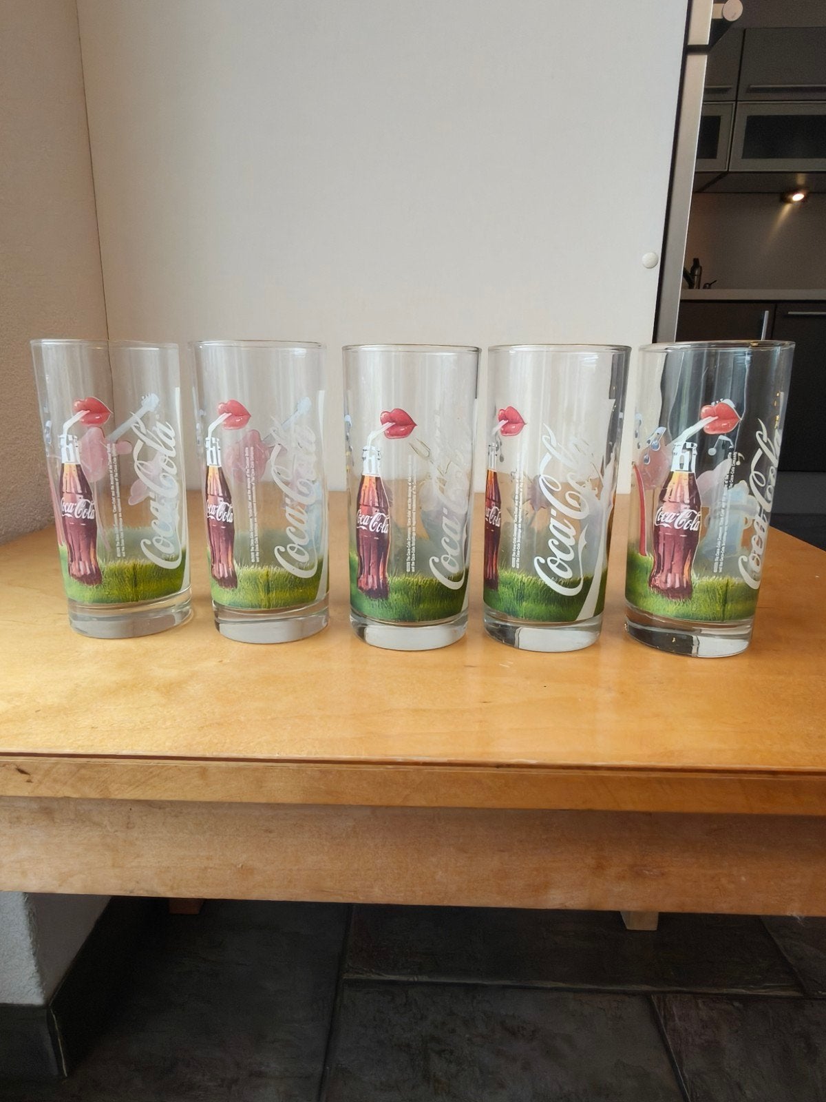 Coca Cola limonade glazen, Verzamelen, Glas en Borrelglaasjes, Ophalen of Verzenden, Zo goed als nieuw, Frisdrankglas