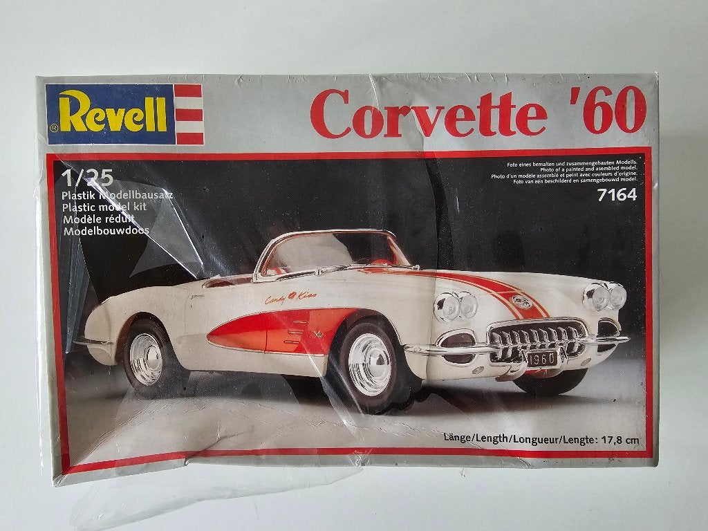 1960 Chevrolet Corvette, Auto, Revell, Groter dan 1:32, Ophalen of Verzenden
