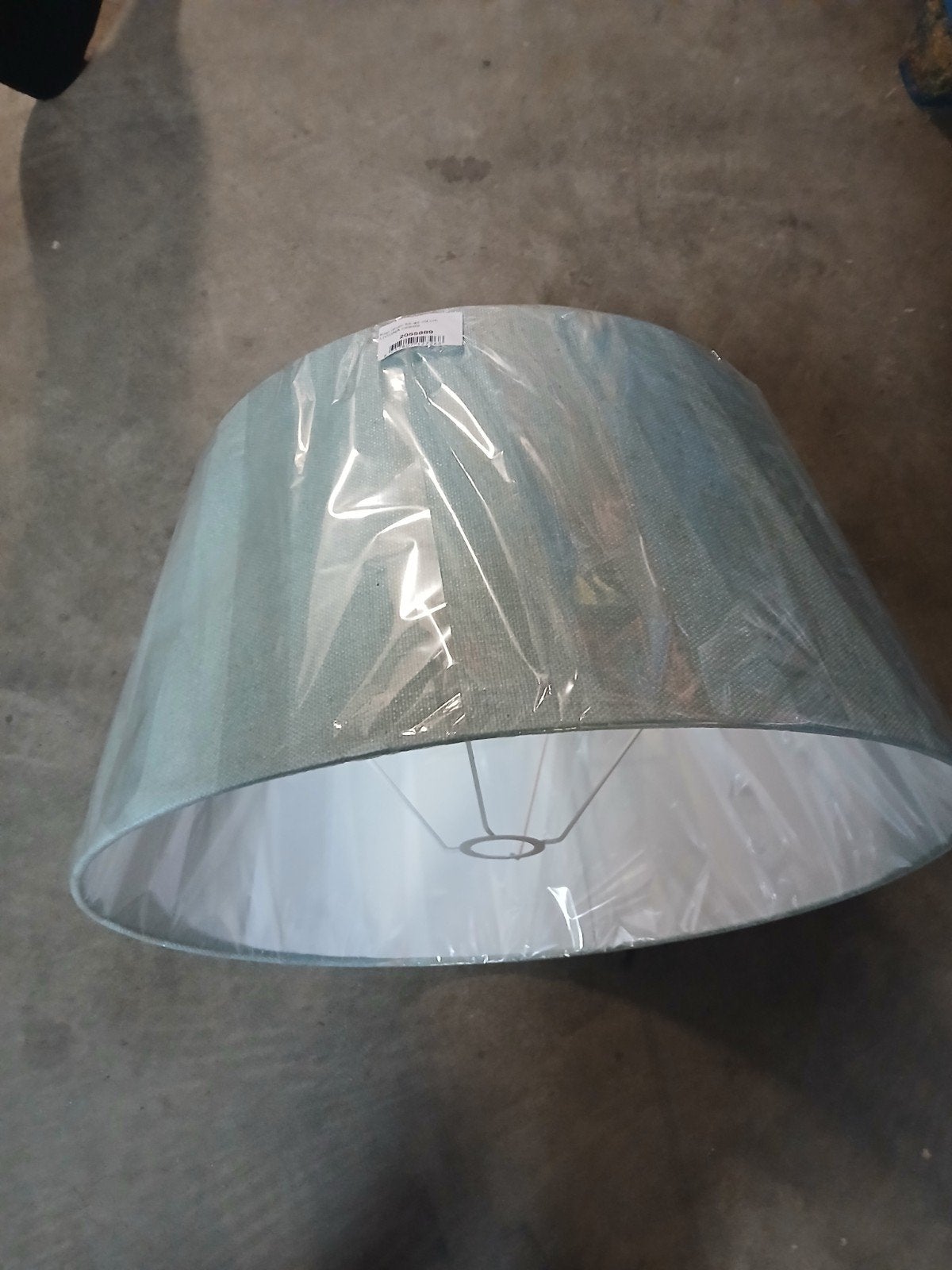 6 Nieuwe Livigna Celeste Lampenkappen - Kap drum 55-45-29 cm, Rond, Nieuw, Ophalen of Verzenden, Textiel