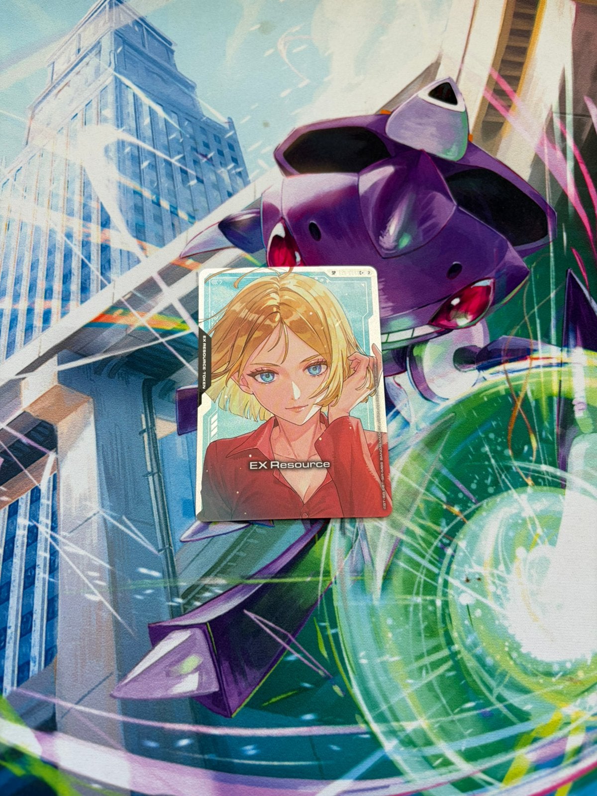 Sayla Mass EX Resource Token Gundam Card Game – SP Exclusive, Ophalen of Verzenden