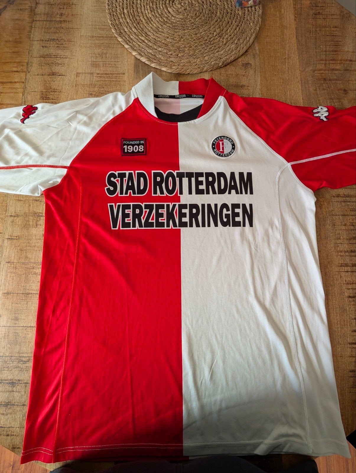 Feyenoord Thuisshirt 2002-2003 Maat XXL, Ophalen of Verzenden, Gedragen, Kappa, Voetbal