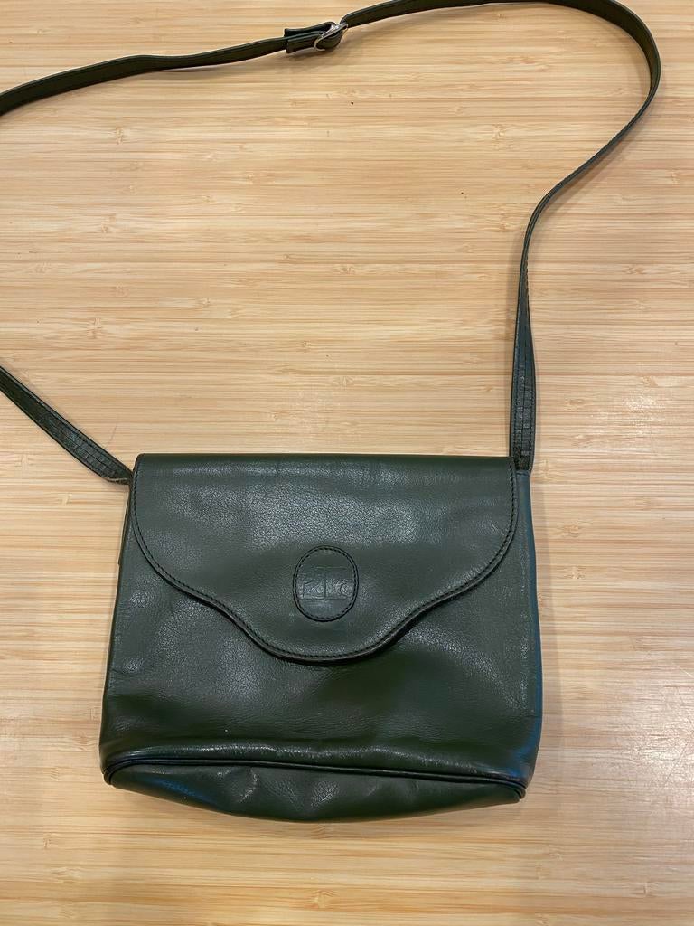 Vintage Jacques Esterel Leren Mini Tas - Tijdloos Design, Sieraden, Tassen en Uiterlijk, Tassen | Damestassen, Gebruikt, Schoudertasje