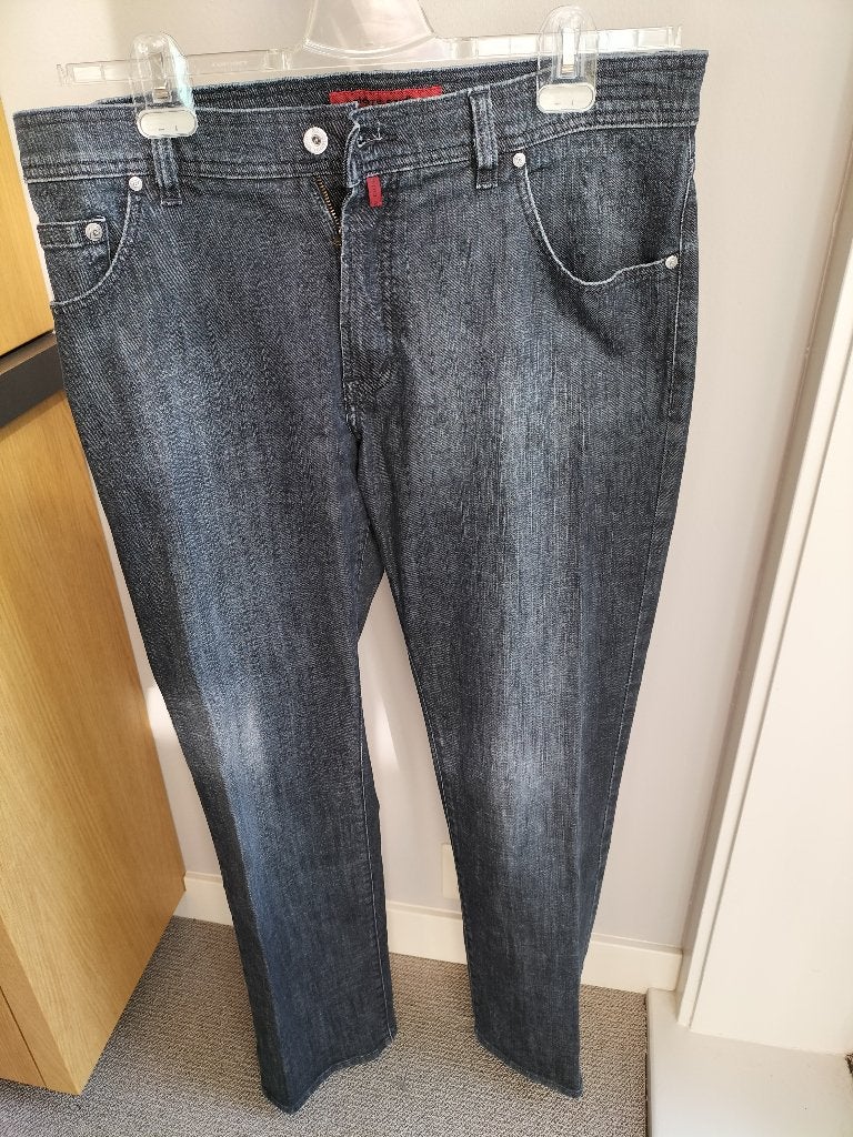 Pierre Cardin jeans l Grijs l L l z.g.a.n., W36 - W38 (confectie 52/54), Pierre Cardin, Ophalen of Verzenden, Zo goed als nieuw