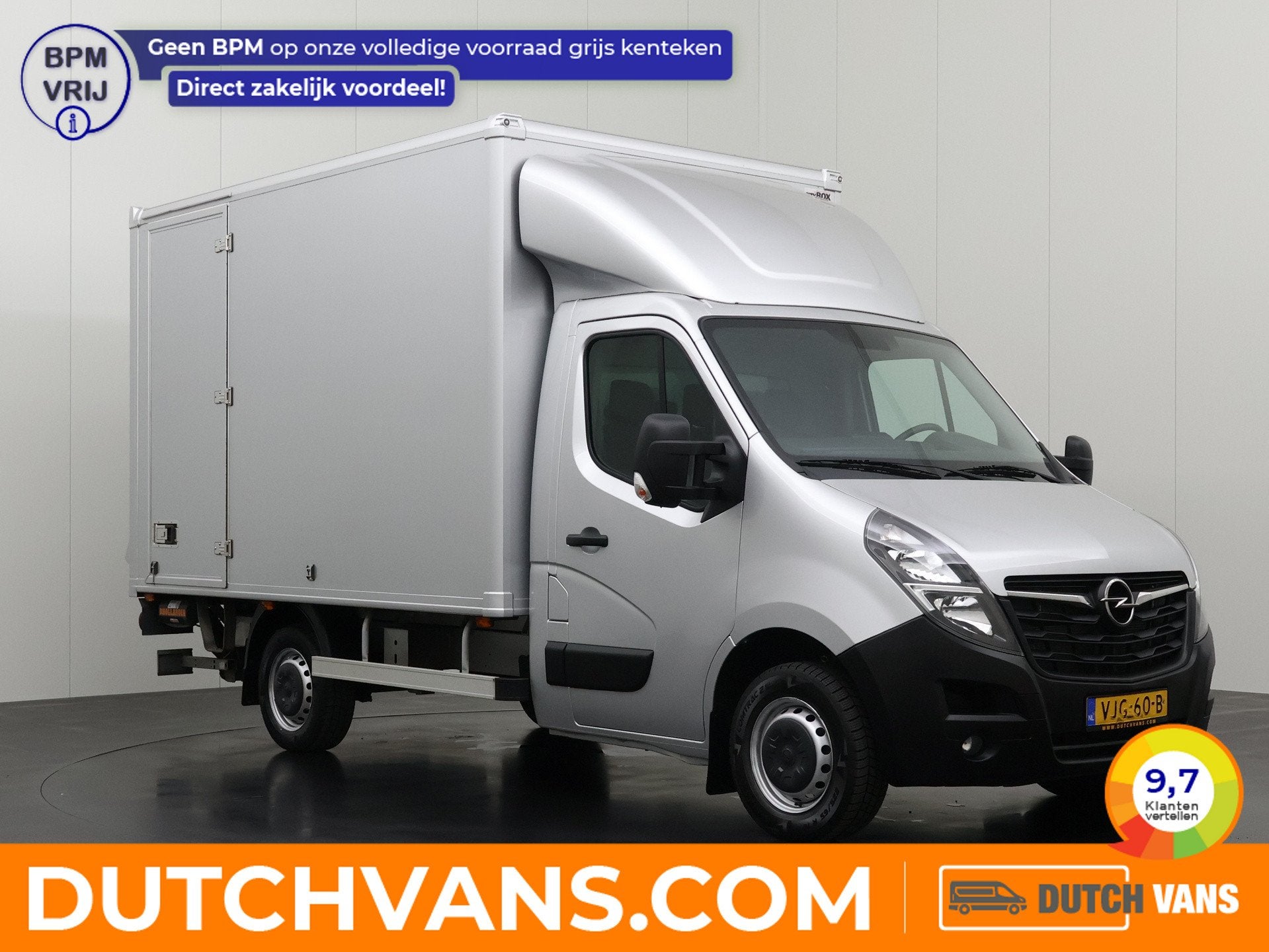 Opel Movano 2.3Turbo 135PK Bakwagen+Laadklep | Dakspoiler |, Auto's, Voorwielaandrijving, Gebruikt, 4 cilinders, 2500 kg