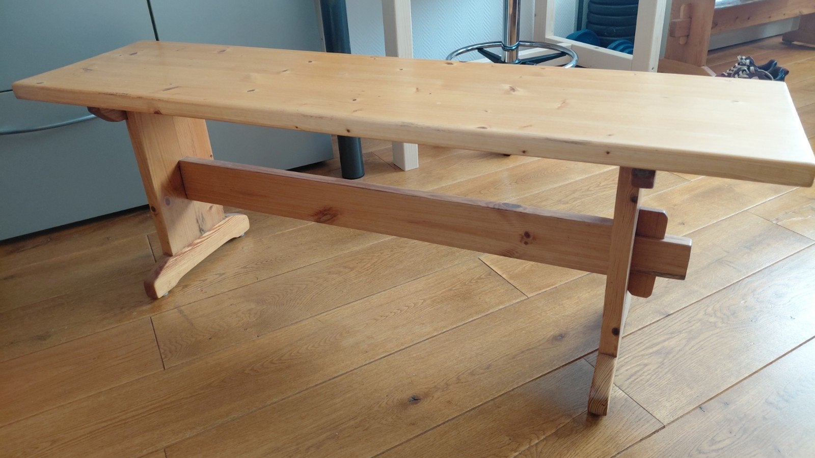Houten (tuin) bankje, Ophalen, Zo goed als nieuw, Hout
