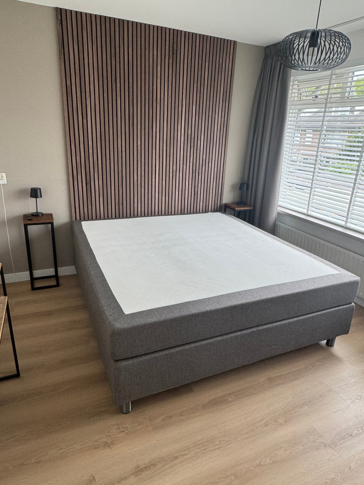 Boxspring tweepersoons Wehkamp 200x180 nieuwstaat, Ophalen, Tweepersoons, Zo goed als nieuw, 180 cm