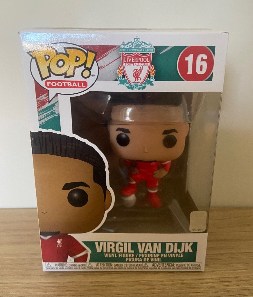 Funko Pop! Voetbal: Virgil Van Dijk - (Liverpool), Ophalen of Verzenden, Zo goed als nieuw