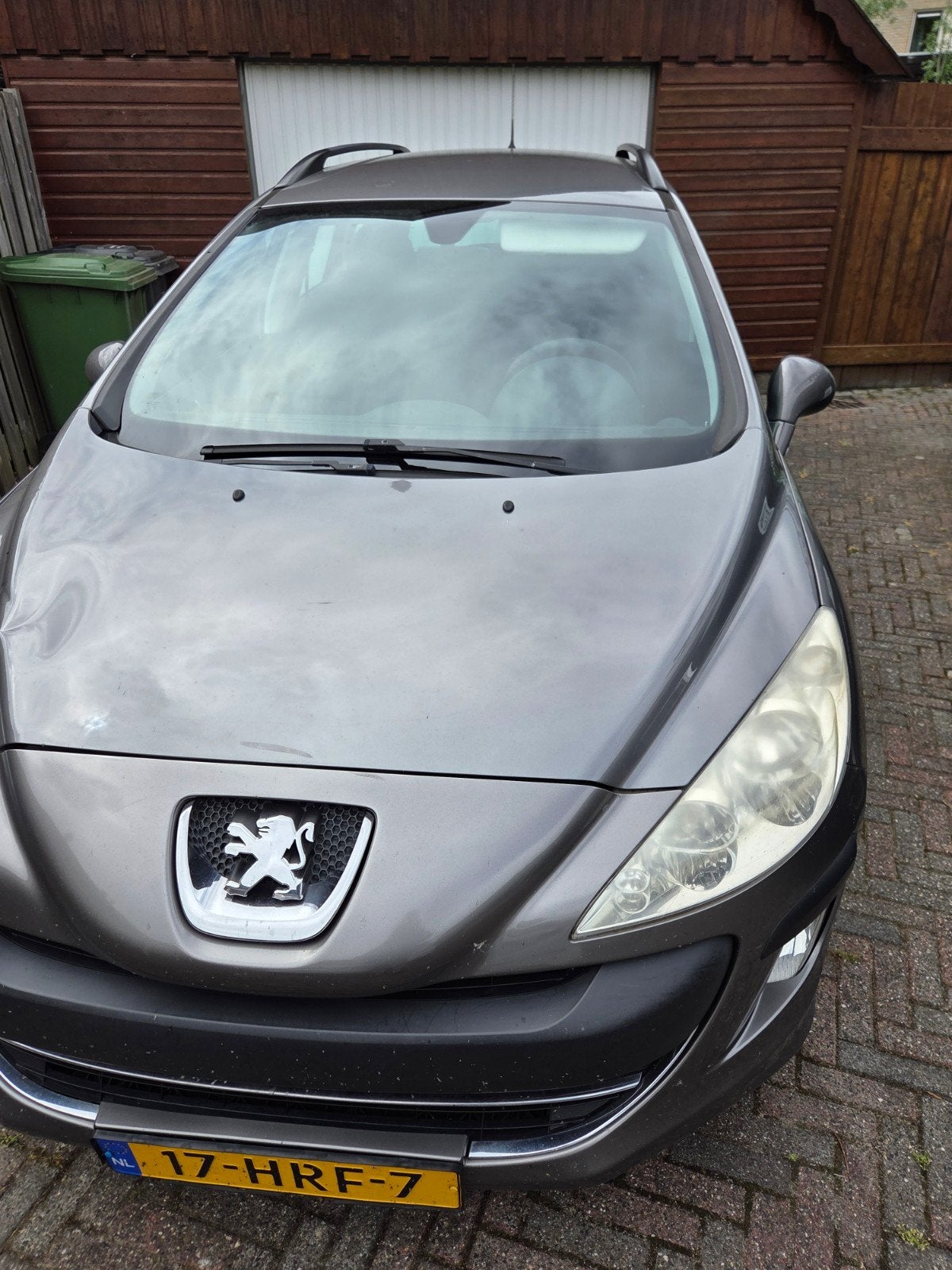 Peugeot 308 1.6 VTI 16V SW 5P 2009 Grijs, Auto's, Peugeot, Voorwielaandrijving, 15 km/l, 1550 kg, Zwart
