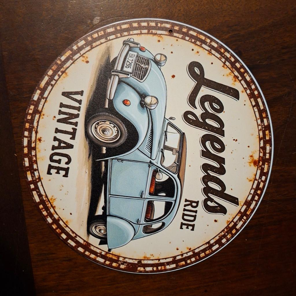 Vintage Metalen Wanddecoratie 2cv  mjni cooper etv, Ophalen of Verzenden, Gebruikt, Auto's