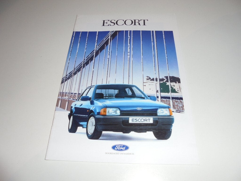 brochure Ford Escort  1990, Ophalen of Verzenden, Nieuw, Ford