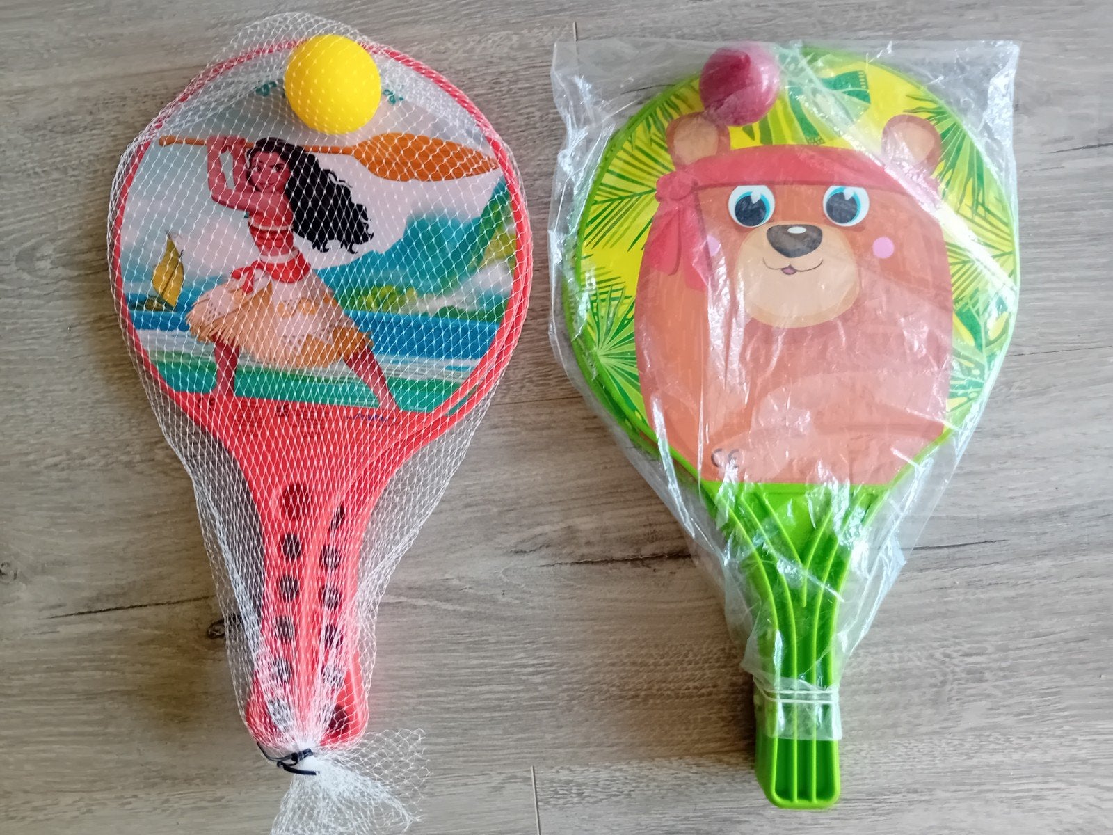 Beachball 2 rackets en 1balletje . Nieuw in verpakking., L00, Nieuw, Racket, Ophalen