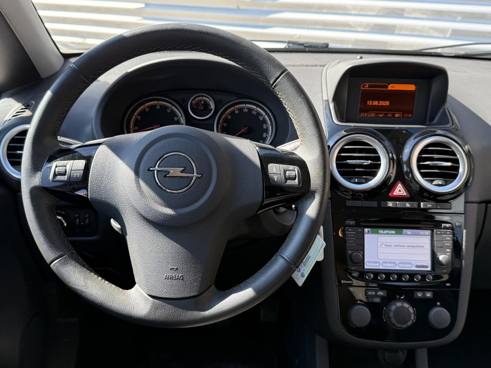 Opel Corsa 1.2 EcoFlex BlitZ LPG Navi|Clima|Cruise|PDC|LM Ve, Voorwielaandrijving, Stof, Gebruikt, 750 kg