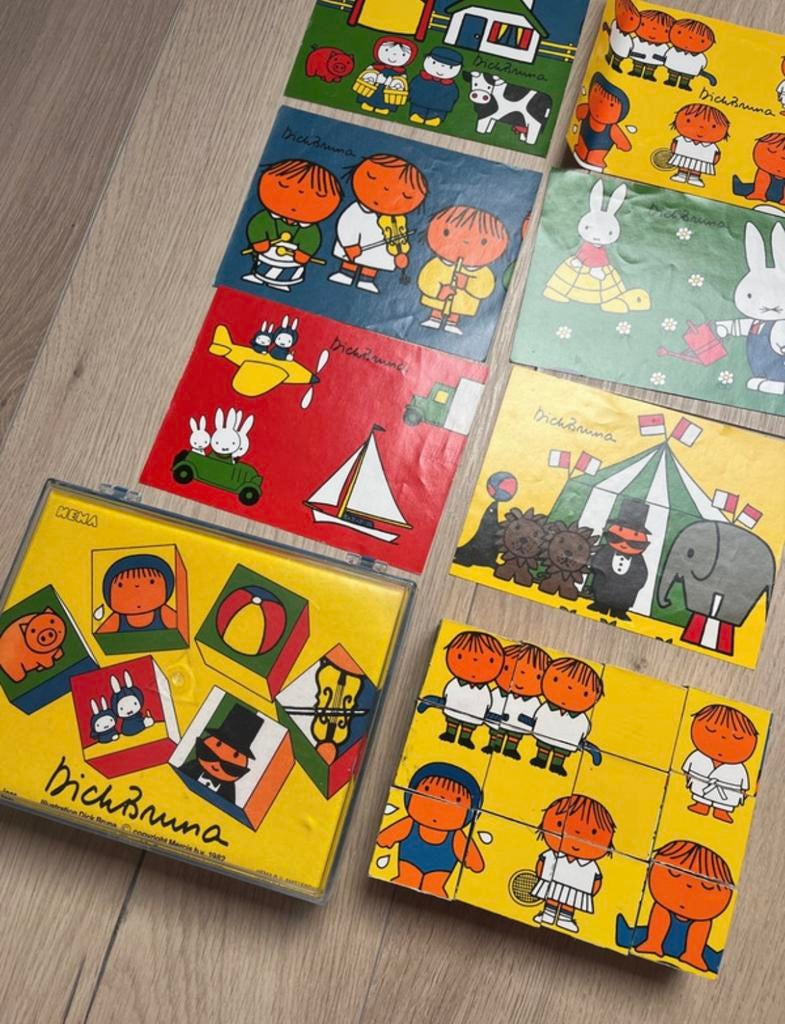 3 Vintage Dick Bruna spellen HEMA / Ravensburger 70’s & 80’s, Ophalen of Verzenden, Gebruikt