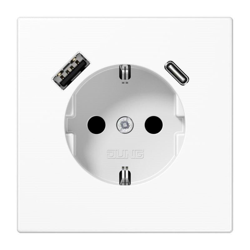 WCD RA 1-voudig + USB type A & C 5V 3A, Verzenden, Nieuw
