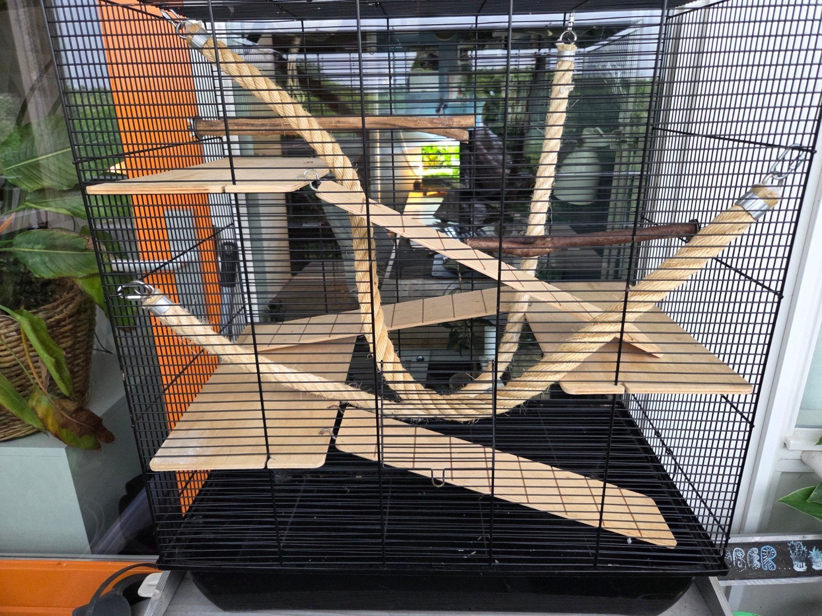 Mooi rattenhok klaar voor een 2e ronde, Dieren en Toebehoren, Ophalen, Gebruikt, 60 tot 90 cm, Minder dan 75 cm