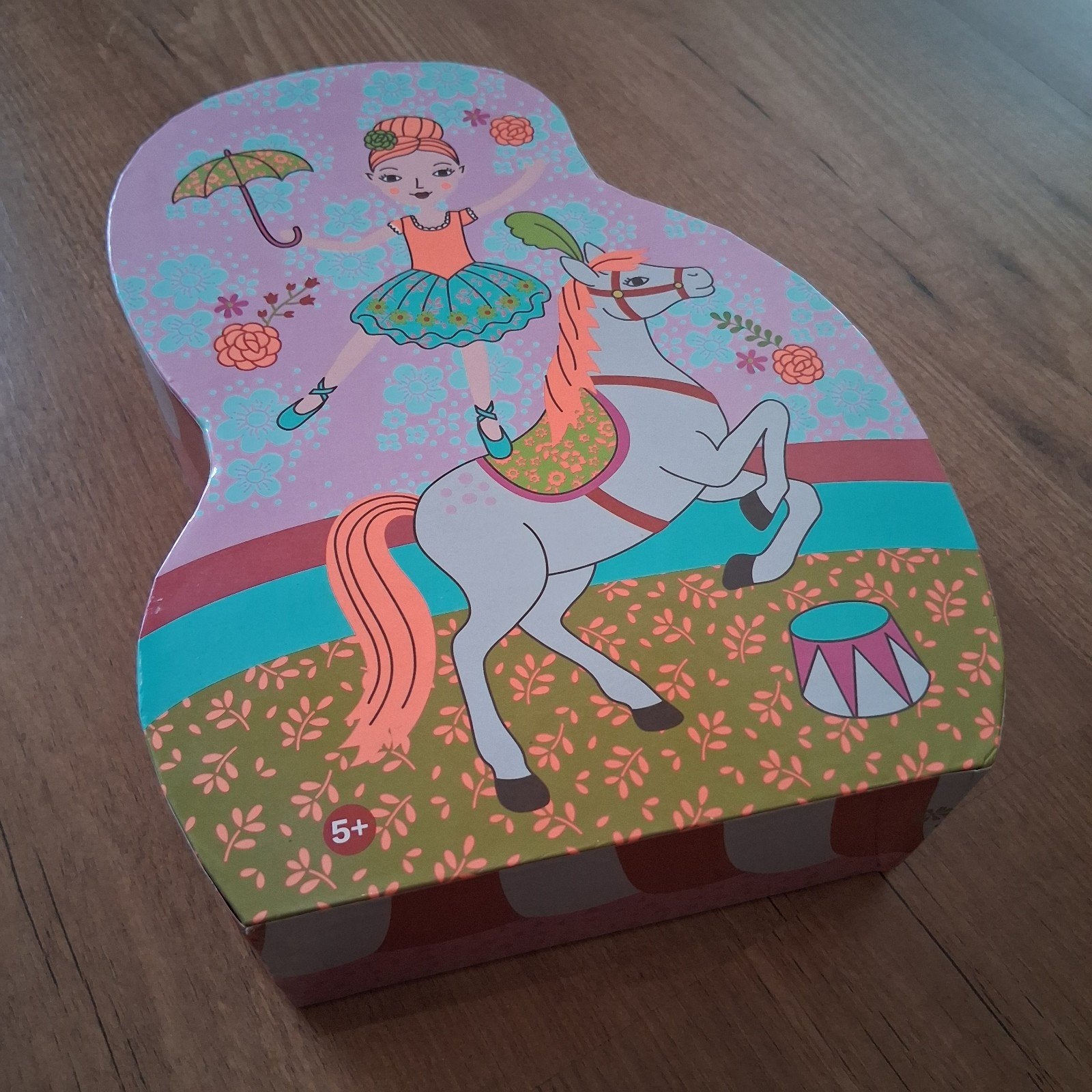 Hema Puzzel 100 Stukjes - Ballerina en Paard, Ophalen of Verzenden, 10 tot 50 stukjes, Zo goed als nieuw, 6 jaar of ouder