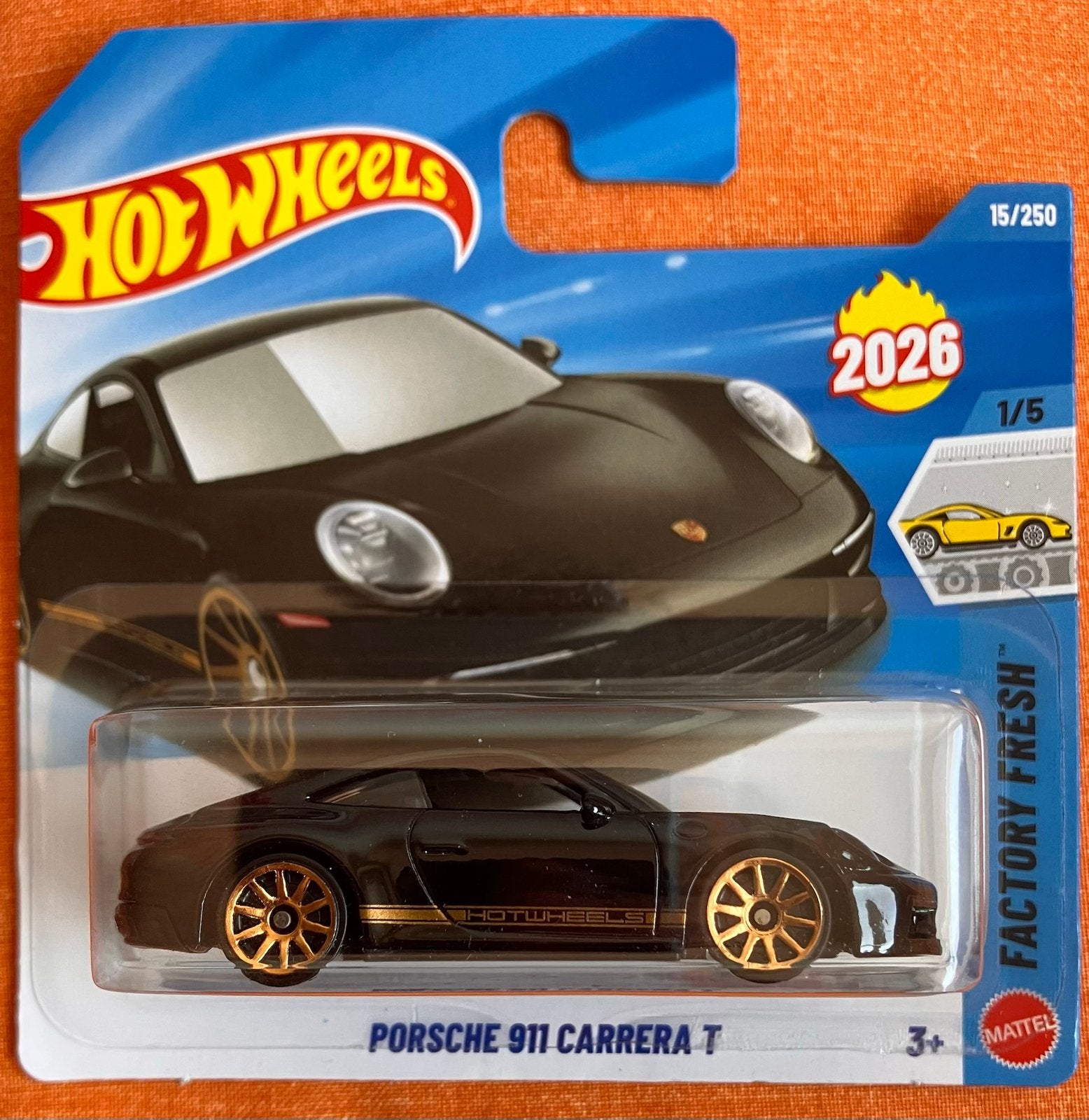 Hot Wheels Porsche 911 Carrera T Hotwheels, Ophalen of Verzenden, Nieuw, Auto