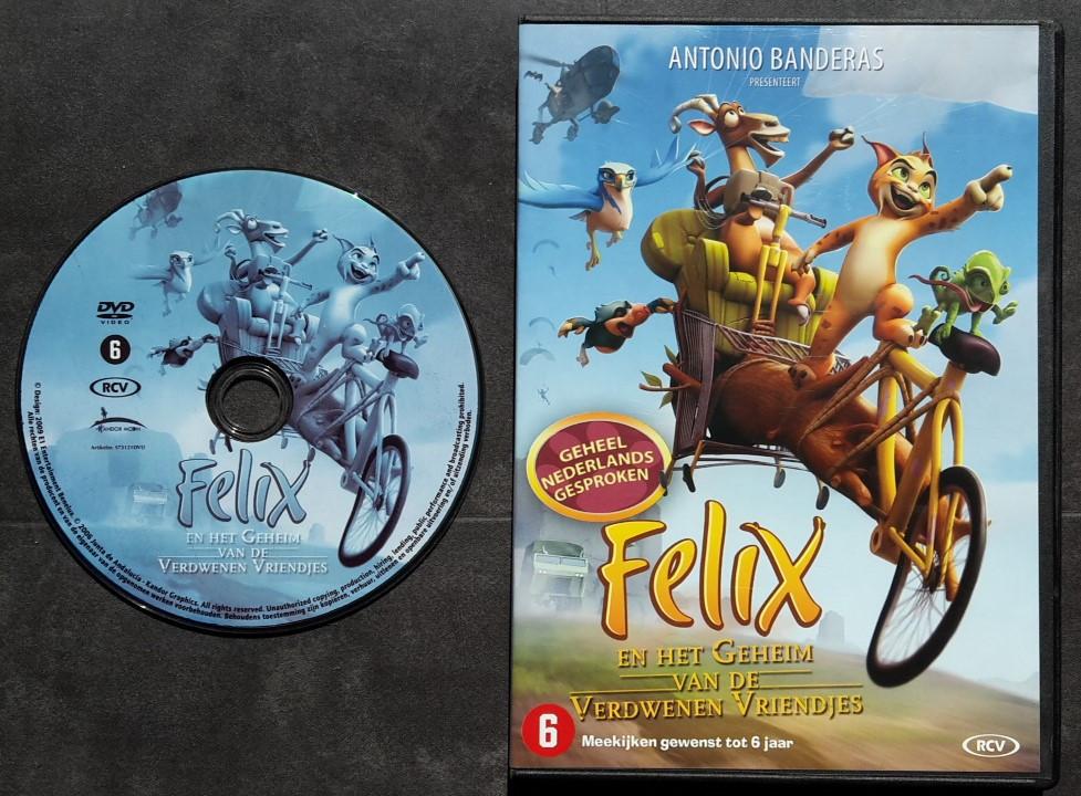 DVD - Felix t geheim vd Verdwenen Vriendjes - Film 90 min, Cd's en Dvd's, Avontuur, Alle leeftijden, Ophalen of Verzenden, Zo goed als nieuw