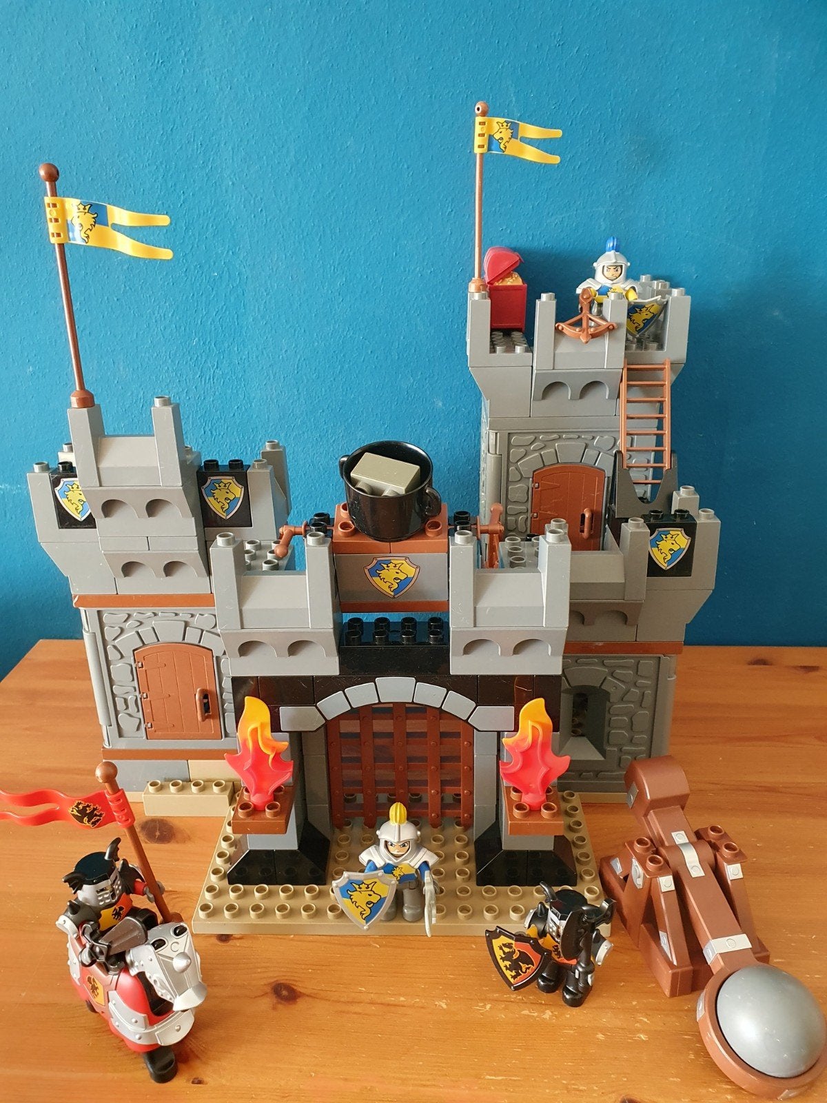 Duplo Groot Kasteel van de Koning set 4777, Ophalen of Verzenden, Zo goed als nieuw, Duplo