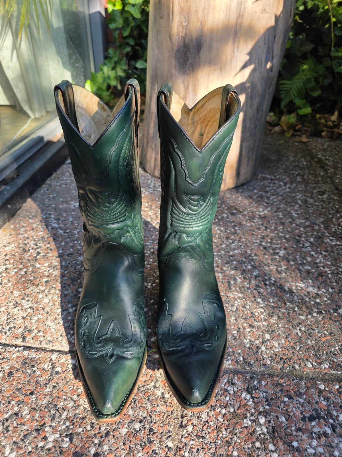 Sancho cowboy laarzen mt 42. Groen. western boots, Kleding | Heren, Schoenen, Ophalen of Verzenden, Overige kleuren, Sancho, Boots