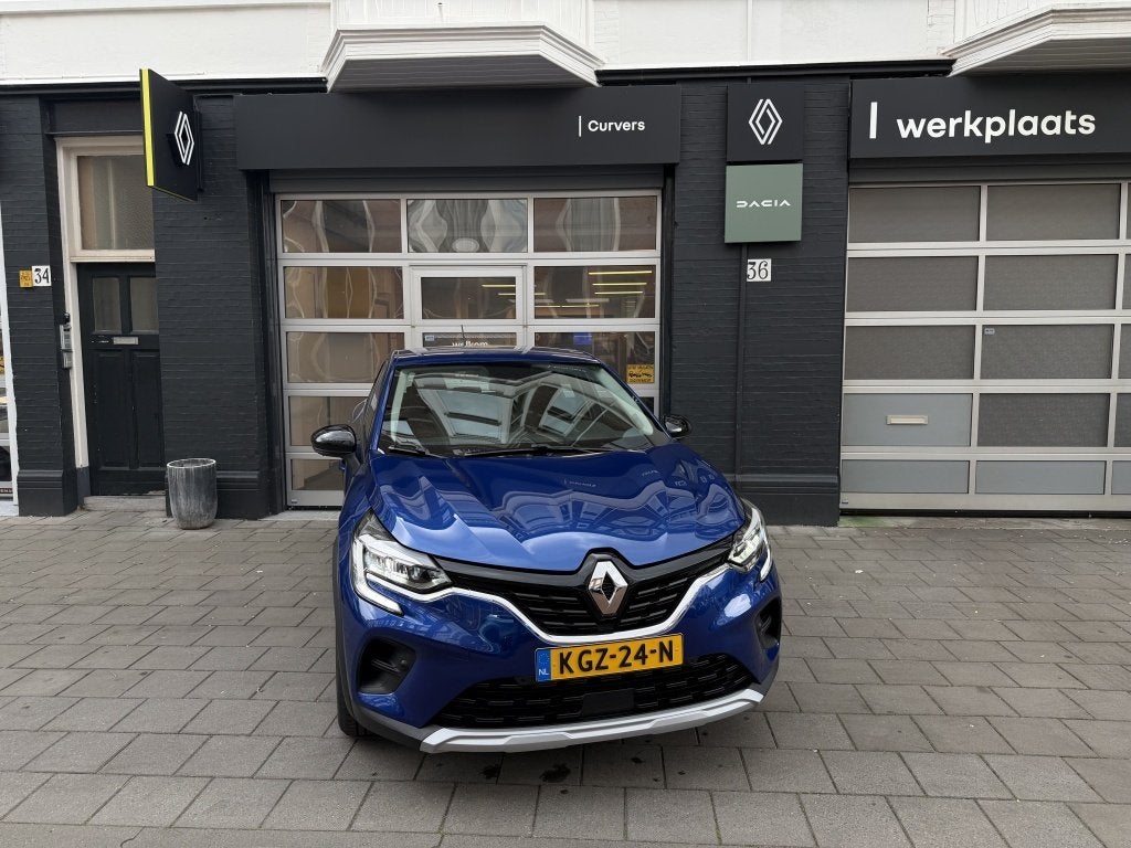 Renault Captur 1.6 ET H 145 Zen (bj 2022, automaat), Auto's, Renault, Gebruikt, Blauw, Bedrijf, Hybride Elektrisch/Benzine