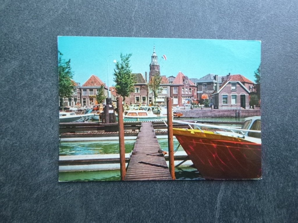 Blokzijl, steiger/boten 1989, Verzenden, 1980 tot heden, Gelopen, Noord-Brabant