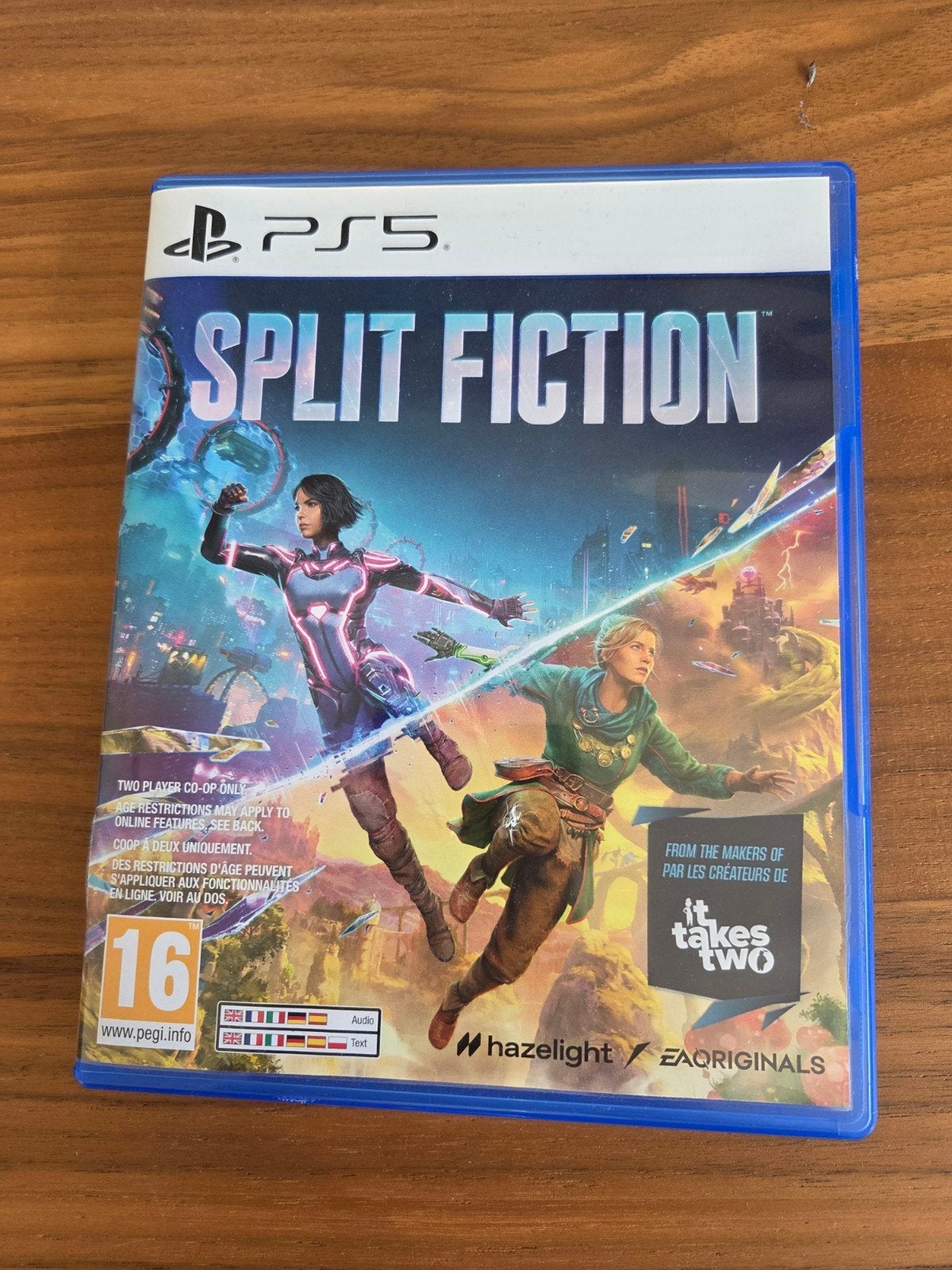 Split Fiction PS5 - Nieuwstaat, Co-op Avontuur, Avontuur en Actie, 2 spelers, Ophalen of Verzenden, Zo goed als nieuw
