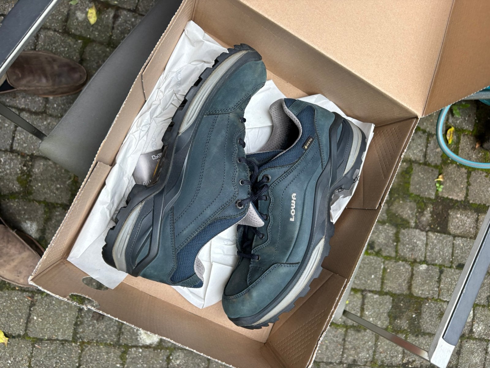 Lowa renegade GTX lo ws maat 42, Ophalen of Verzenden, Gedragen, Zwart, Wandelschoenen of Bergschoenen