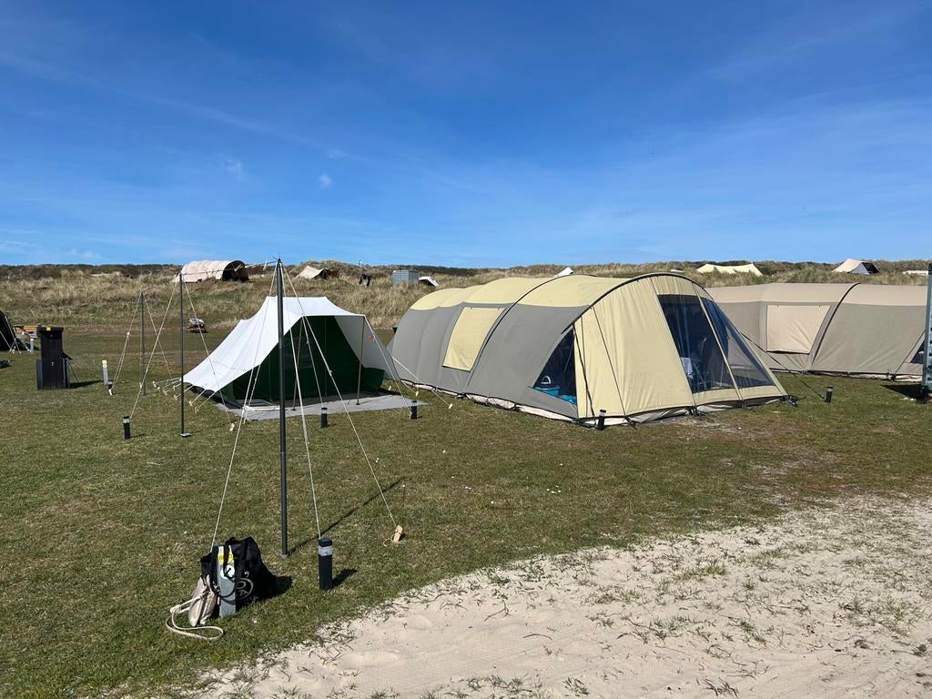 6 p. Tent op Vlieland, Caravans en Kamperen, Tenten, Ophalen, Tot en met 6