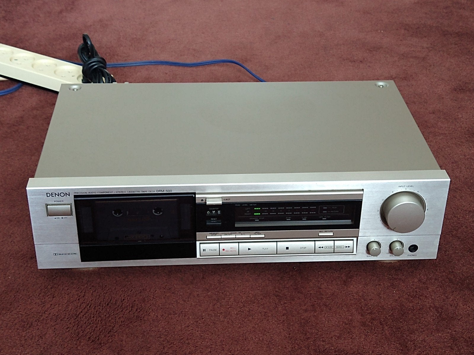 Denon cassettedeck DRM-500 DRM500 i.z.g.st., Audio, Tv en Foto, Cassettedecks, Ophalen of Verzenden, Enkel, Denon, Tiptoetsen