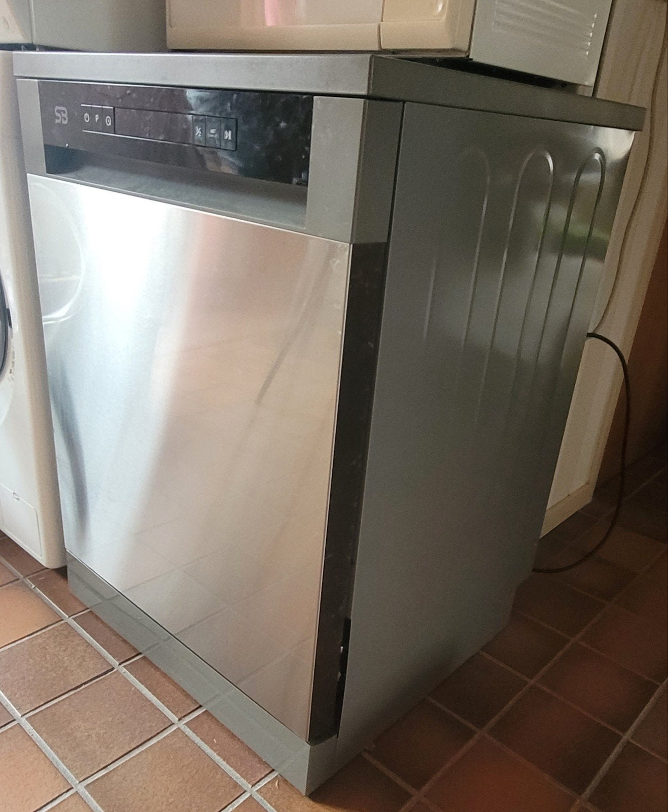 Zo goed als nieuwe afwasmachine, Witgoed en Apparatuur, Ophalen, 60 cm of meer, Eco programma, Zo goed als nieuw