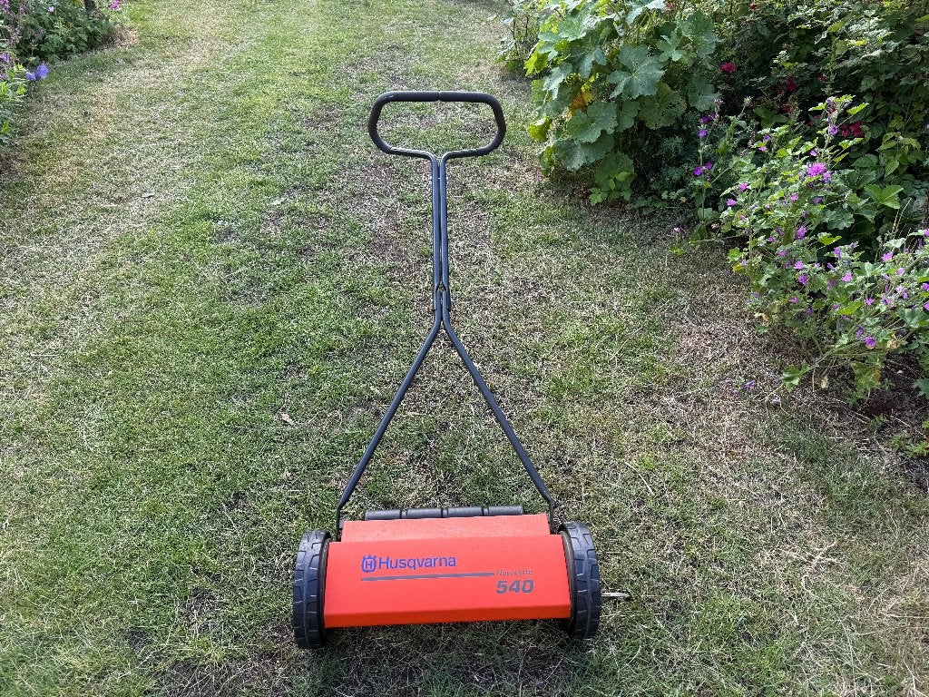 Tuin, Tuin en Terras, Grasmaaiers, Gebruikt, Handgrasmaaier, 40 t/m 49 cm, Kooimesmaaier, Ophalen