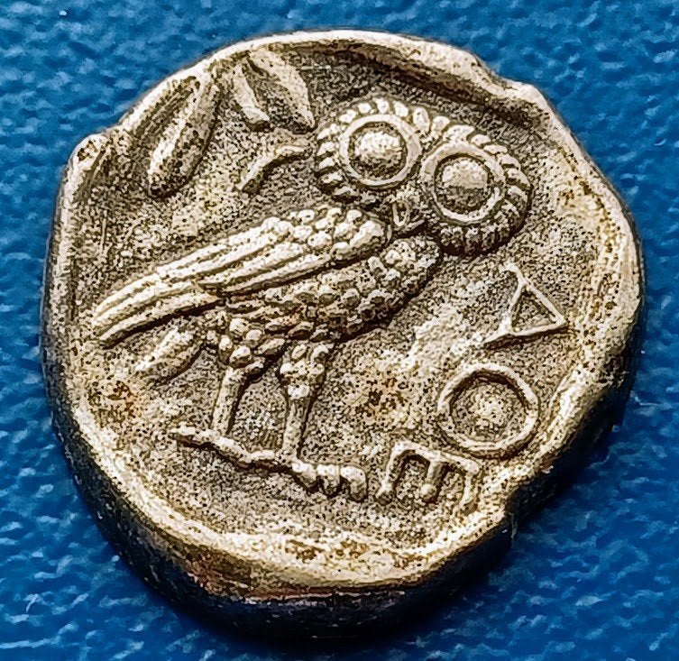 Penning BP - III Tetradrachme uit Athene Ve eeuw v.Chr., Ophalen of Verzenden, Overige materialen, Nederland